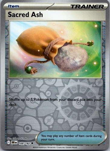 Sacred Ash Destined Rivals Pokemon Uncommon Reverse Holo Near Mint 168/182