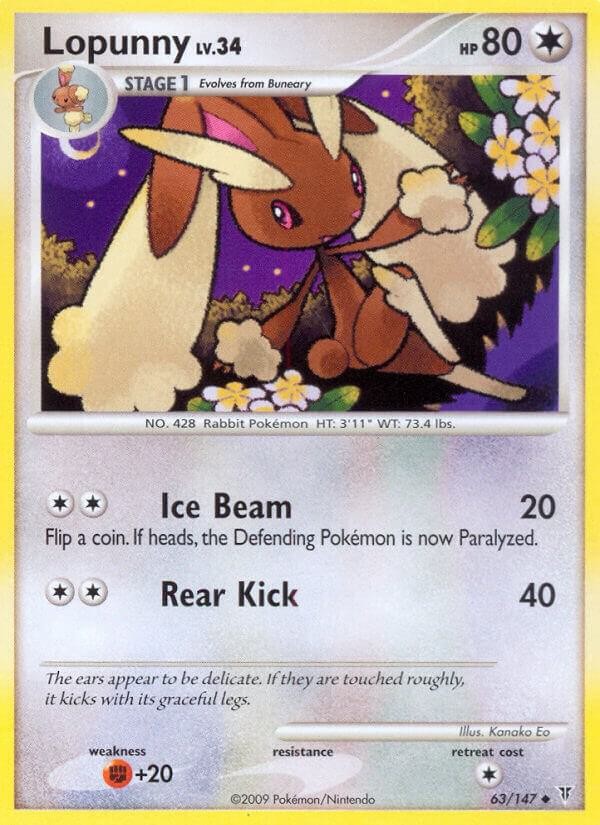 Lopunny #63 Supreme Victors Uncommon Pokemon TCG HP