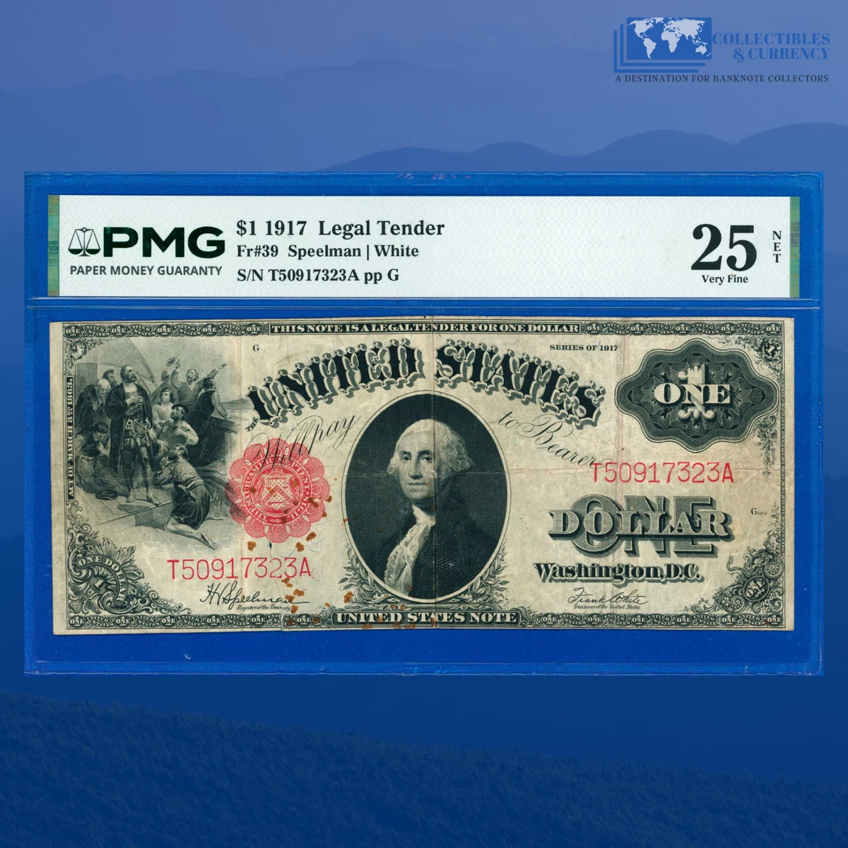 Circulated $1 1917 Year United States Large Size Notes for sale | eBay