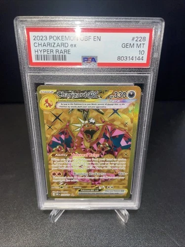 Pokémon TCG Charizard EX Obsidian Flames #228 PSA 10 Gem Mint