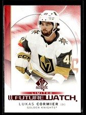 2024-25 SP Authentic Future Watch Limited Red Lukas Cormier Rookie Vegas Golden
