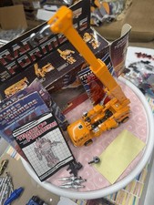 Transformers G1  GRAPPLE  100  Complete w Box & paperwork Vintage Hasbro 1984
