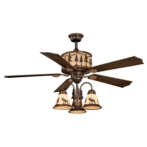 Vaxcel Lighting Yosemite 56 Yosemite 56" 5 Blade Indoor Ceiling - Bronze - Picture 3 of 12
