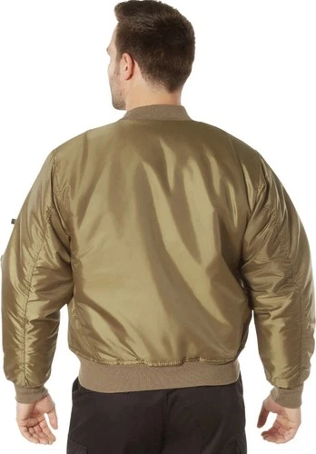 Rothco MA-1 Flight Jacket Coyote Brown Military Bomber Coat Reversible Size XXL image 5