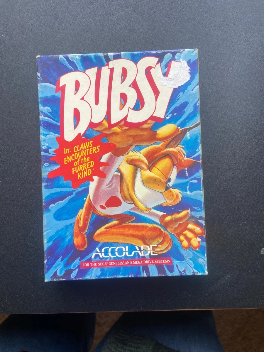Bubsy in Claws Encounters of the Furred Kind Video Games for sale