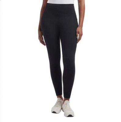 Danskin Women's Satin Stitch 7/8 Legging, Black Salt, Size XL | eBay