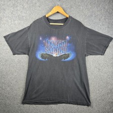 Vintage Lynyrd Skynyrd Shirt Mens L Faded Black Back To The Swamp Tour 2001