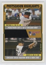 2005 Topps Update Postseason Highlights AJ Pierzynski Tadahito Iguchi 1a8m