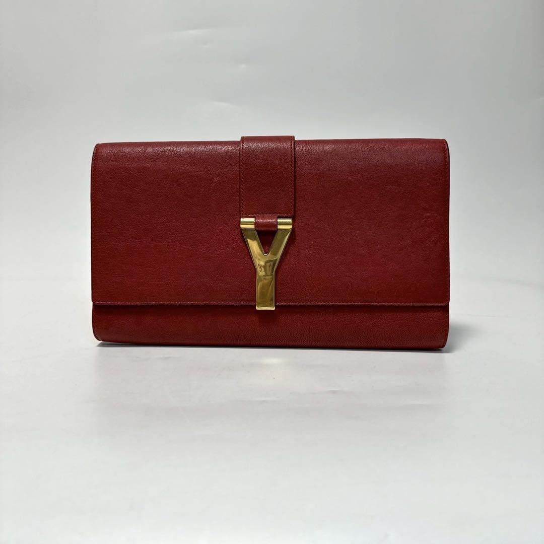 Borsa pochette R69 Yves Saint Laurent Y Line in pelle con scheda G