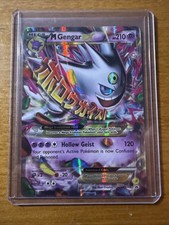 Carta promozionale M Gengar EX XY166 XY Holo Black Star ottime condizioni!