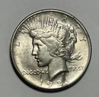 1921 PEACE DOLLAR AU