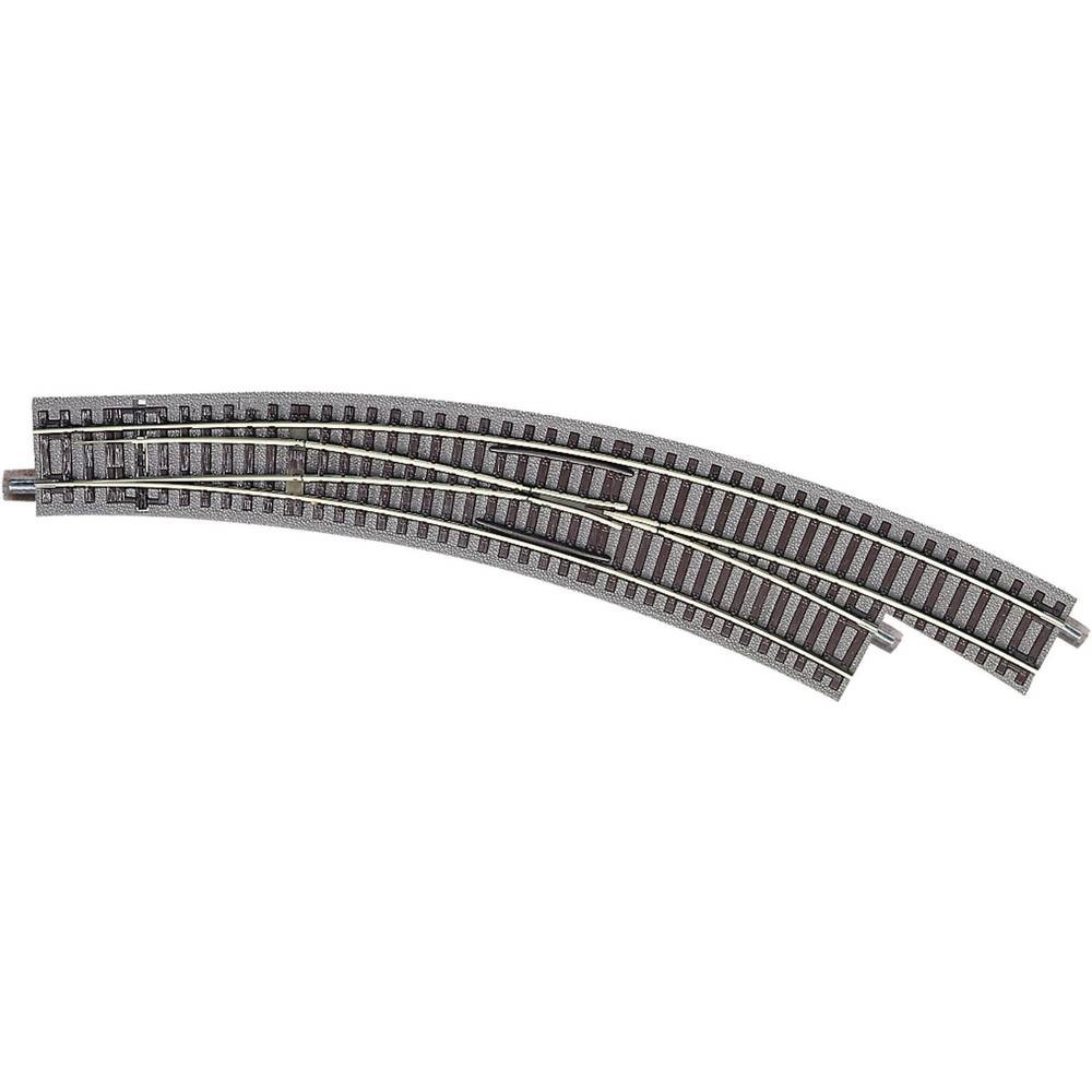 Aiguillage enroulé H0 Roco geoLINE 61155, rail haute précision avec ballast