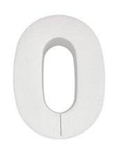 Smooth Foam Numbers 12 Inches Number 0 Craft Art Projects DIY Party Decor Set