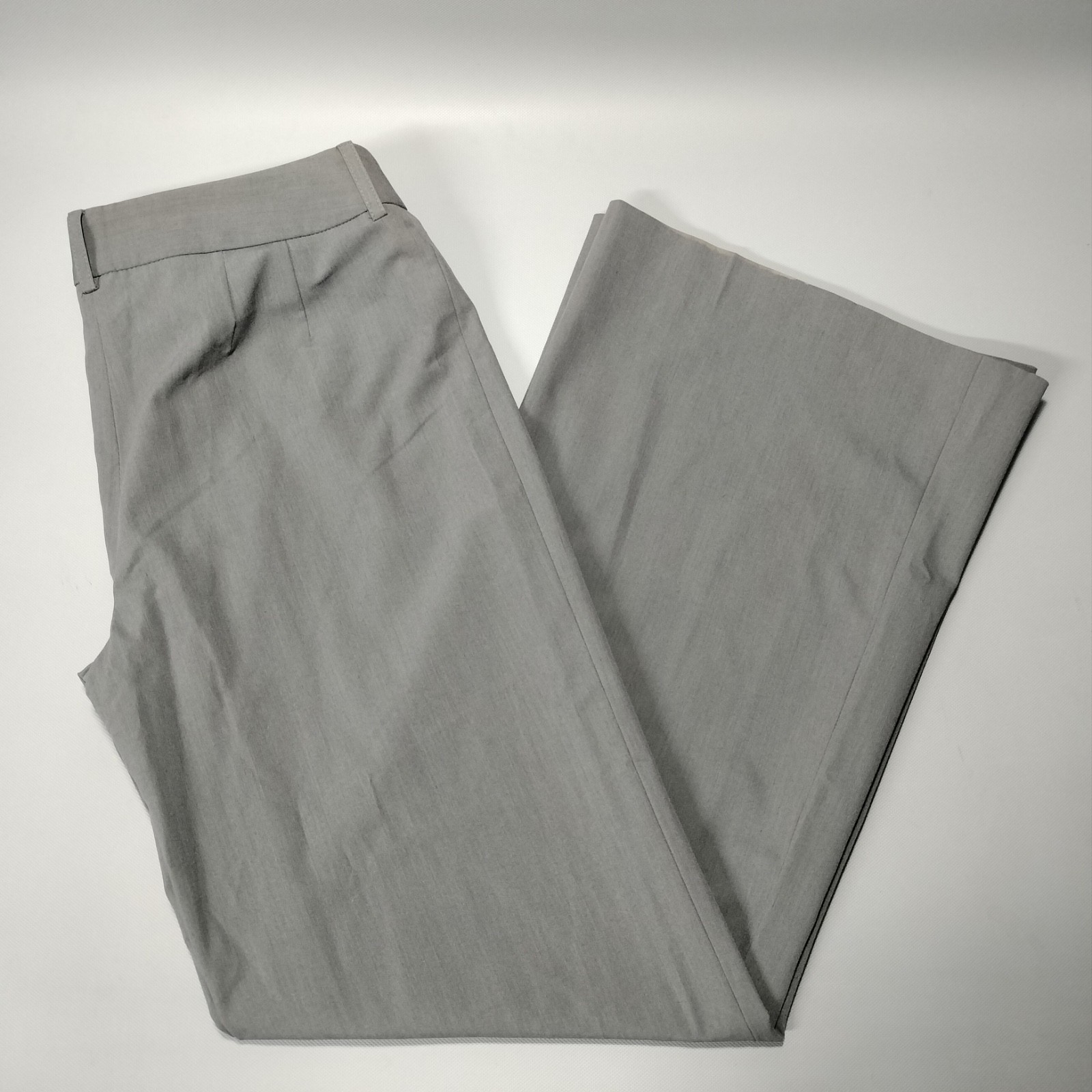 Apostrophe Essentials Wide Leg Flat Front Gray Dr… - image 1