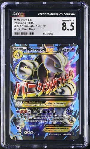 M Mewtwo-EX graded CGC 8.5 for sale on eBay