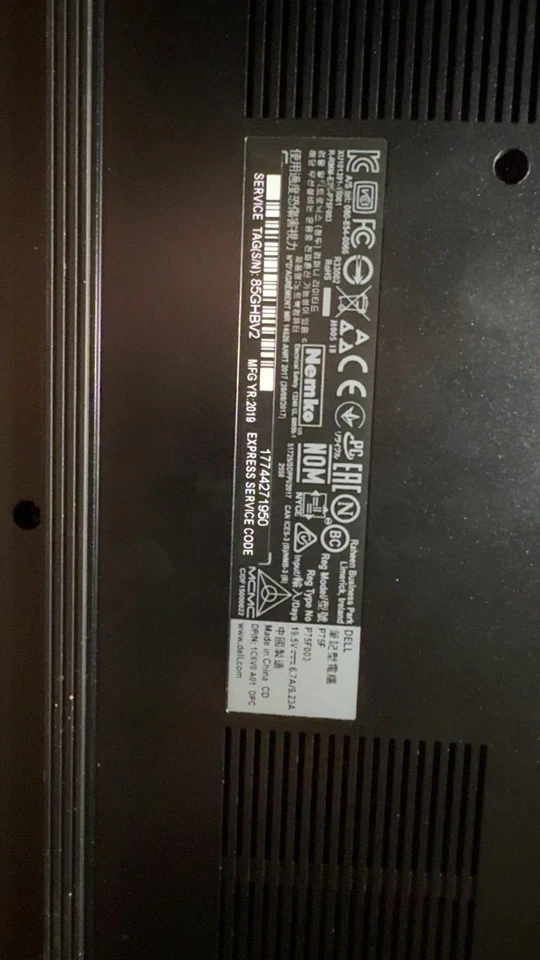 Dell 15.6'' FHD Laptop I5-8300h 8gb RAM 1tb HDD GTX 1050 TI 4gb HDMI Win10 - Image 4 of 4