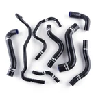 For Audi TT 1.8 t 225HP Warm Wind Pipe Silicone Coolant Water Hoses Kit Black