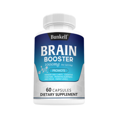 Brain Booster 1000mg Supports concentration, energy, memory and clarity