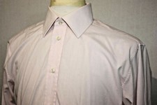 Creazioni Allesandro 100 Cotton Light Pink Dress Shirt Size 41/16 Italy Made