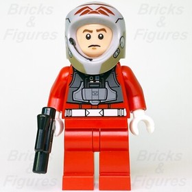 Star Wars LEGO&reg; A-Wing Pilot Rebel Minifigure Rebels 5004408 sw0757 with Blaster