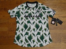 Nigeria Soccer New Womens Nike Prematch Naija Jersey Size Small