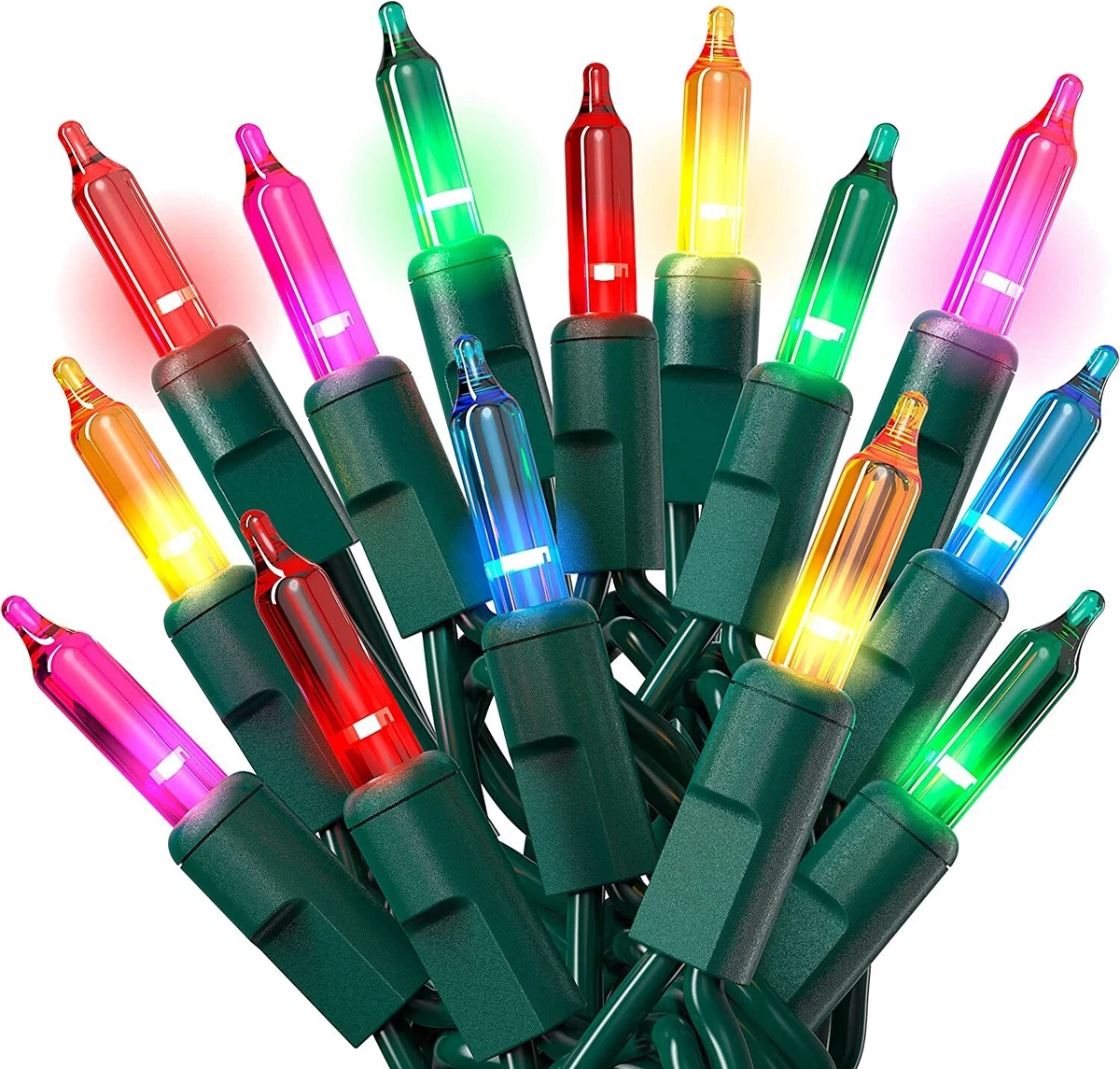 Wondershop 60ct LED Smooth Mini Christmas String Lights Multicolor