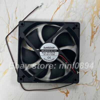 SENSDAR SD1225L1B 12025 DC12V 0.30A 12CM 2-wire silent cooling fan