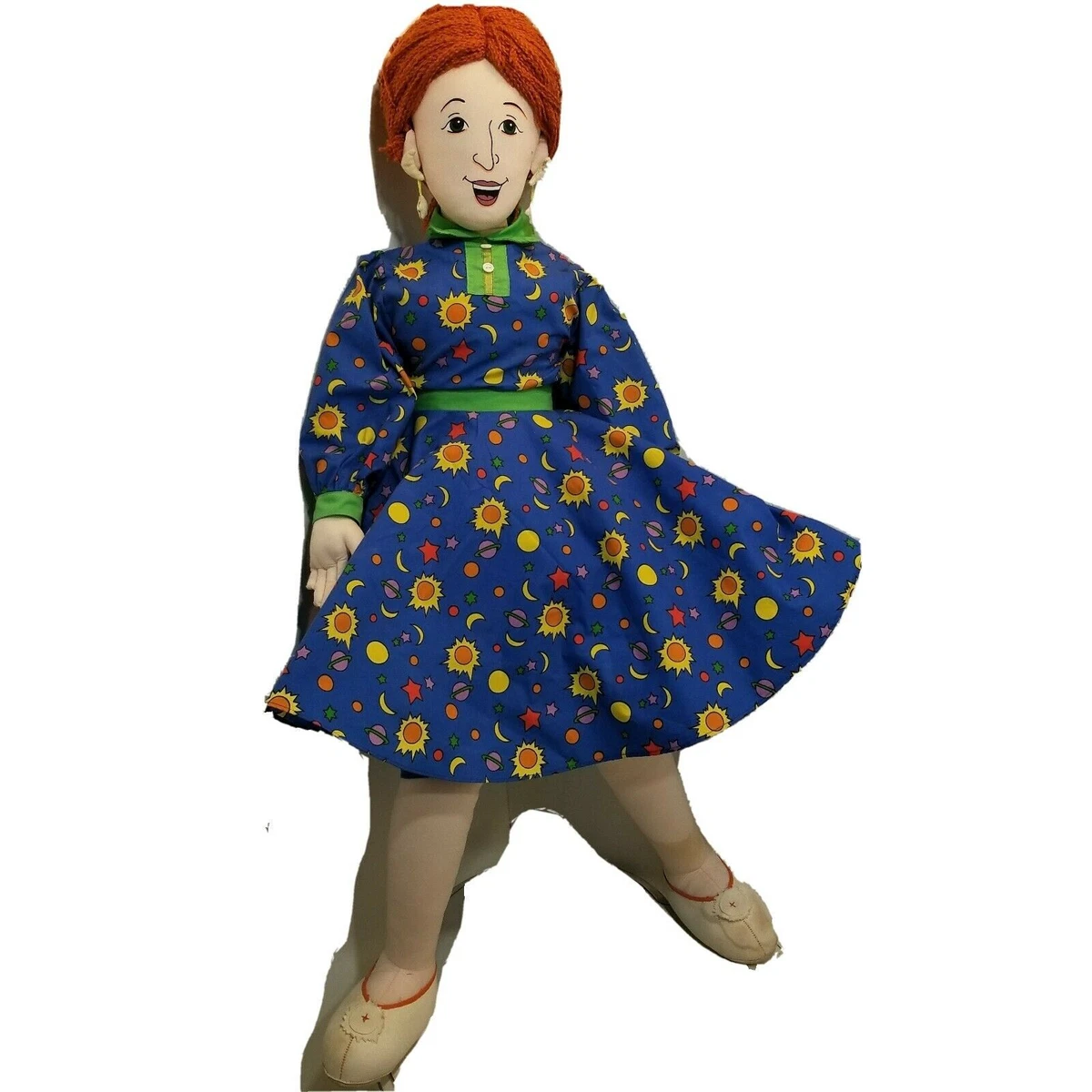 Ms. Frizzle Magic School Bus Doll Plush Scholastic Sidekicks