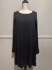 Forever 21+ NWT Womens Black Keyhole Back Dress Open Sleeves Size 1X 40x37” D7