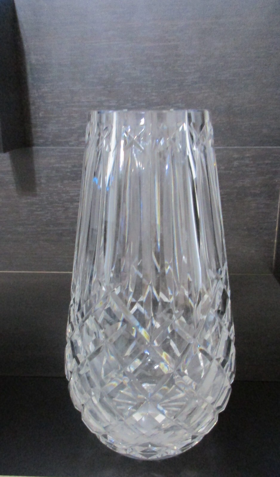 ANTIQUE WATERFORD CRYSTAL VASE MADE IN IRELAND 9 IN. eBay