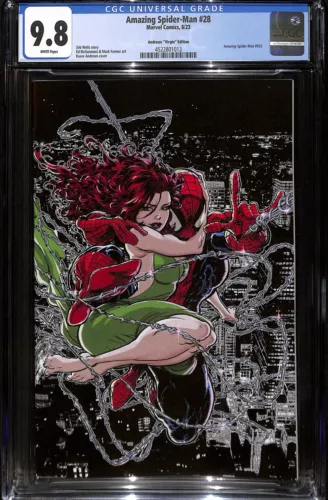 Amazing Spider-man #28 (Marvel, 2023) CGC 9.8 - Andrews Virgin Edition