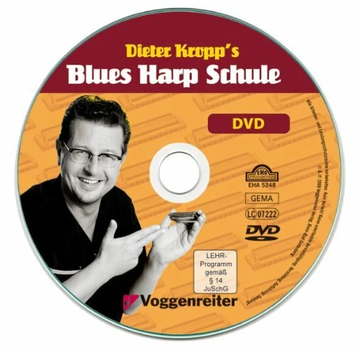 Dieter Kropp's BLUES HARP SCHULE, Mundharmonikaschule, leicht erklärt, mit Spaß! - Bild 3 von 4