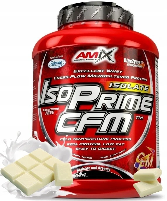 AMIX ISOPRIME CFM 1000g-2.20lb WPI PROTEIN ISOLATE PROTEIN, 12 flavors - Image 4 of 4