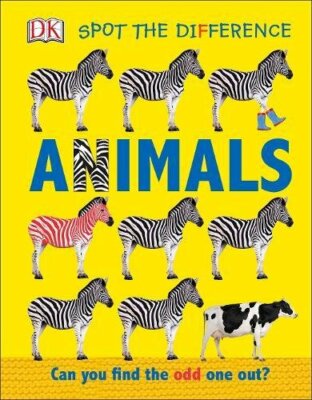 Spot the Difference Animals: Can you Find the Odd One Out? By DK