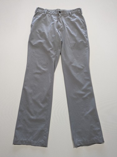 Adidas Golf Pants Mens 33x32 Gray Flat 