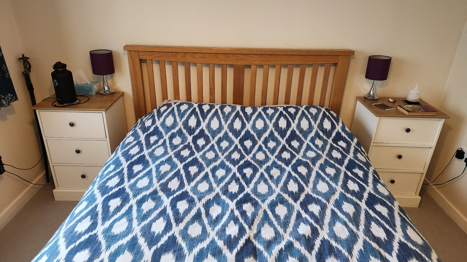 King Size Vaneer Wooden / Wood Bed Frame (Collection from London) eBay