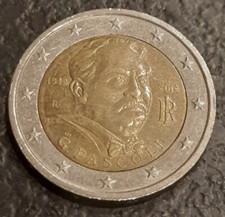 Moneta 2 Euro ANNO 2012 Centenario Giovanni Pascoli Da Collezione