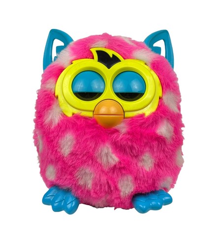 Hasbro 2012 Furby Boom Pink White Polka 