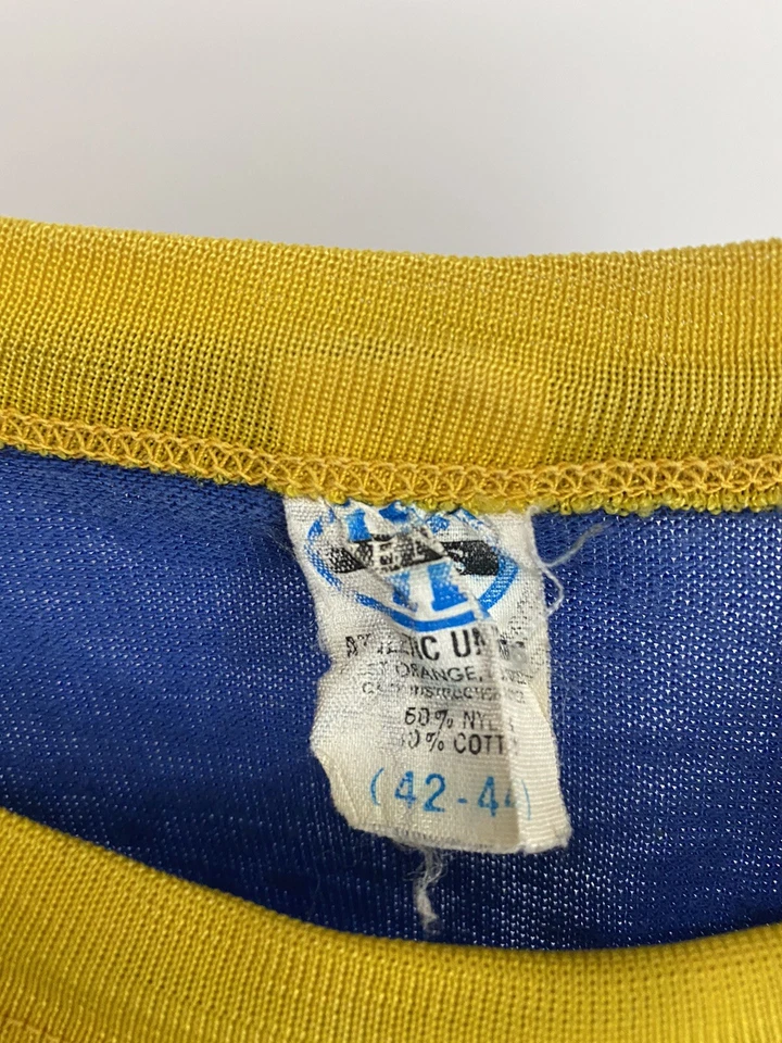 Camiseta deportiva universitaria Pathmark Supermarket Chain años 60 70 rara de colección talla L 42-44 Foto 3 de 4