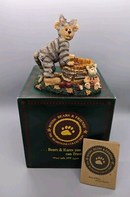 Boyds Bears ''Bobbit Whiskerdippin' & Jack Last Chance'' #228336 Halloween Apples