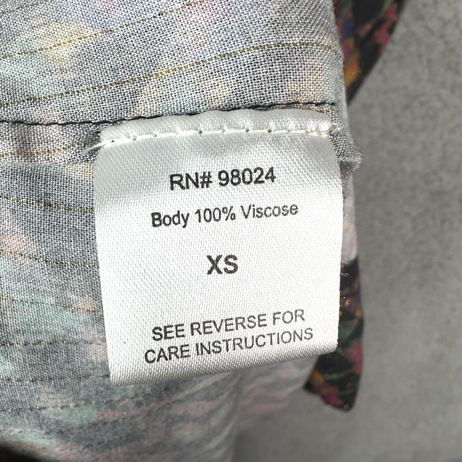 Anthropologie Love The Label Dress XS NWT Boho Fairy Kaleidoscope Midi Cutout