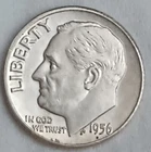 1956 Roosevelt 90% Silver Dime, Beautifully Uncirculated...NICE, Buy Now!
