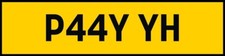 " PAY YH " Private Cherished Registration Number Plate - ( P44 YYH )
