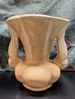 Vintage Niloak Ozark Dawn Double Winged Handle Ceramic Vase