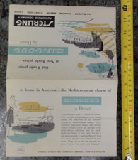Drexel Sirocco Furniture Company Brochure 1950's