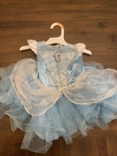 Disney Baby Cinderella Dress Halloween Costume 6-12 Months Blue New NWOT