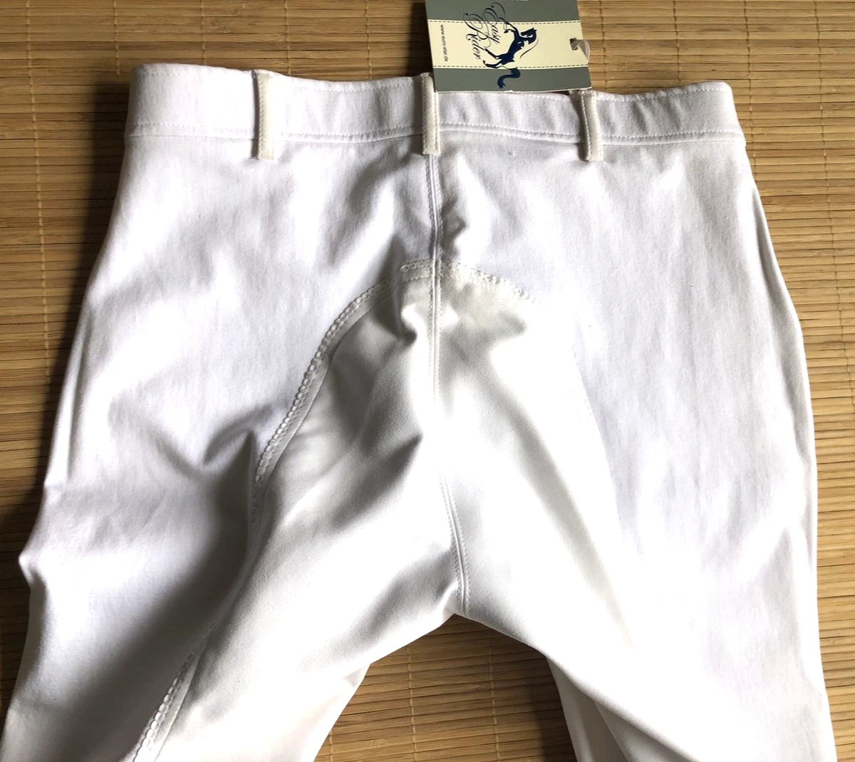 EASY RIDER EUROSTAR Turnierreithose Damen Vollbesatz weiß 42 edel NEU %%% UVP80€