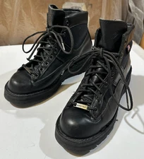 Danner Patrol 6" Womens Boots Sz 8 Black Leather 25200 Lace Up Uniform Law