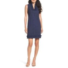 ELIZA J Women's Mandarin Collar Lace Shift Dress NWOT Women's size 12