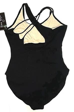 Gilda Marx Strappy Back Leotard Bodysuit Tank Bra # 7143158 Black Nwt New Women